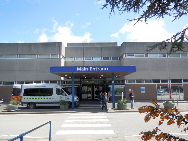 Eastbourne DGH - main entrance