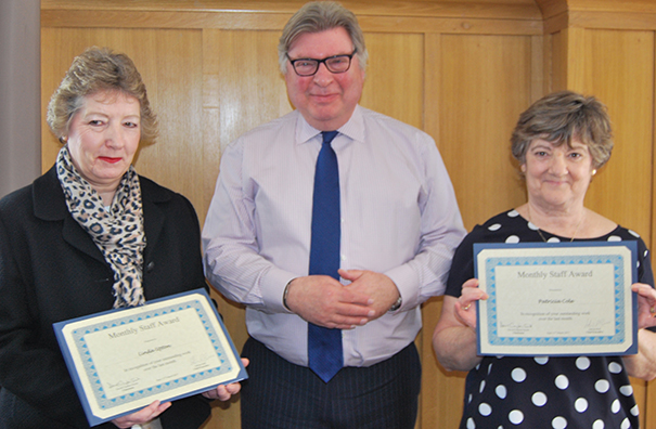 Linda Upton, Safeguarding Children Specialist Nurse - ESHT Chairman, David Clayton-Smith - Patricia Cole, Senior Medical Secretary ENT