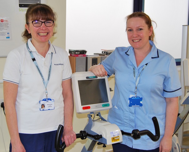 Debbie Soave, Specialist Neurophysiotherapist and Julie Spashett, Physiotherapy Assistant