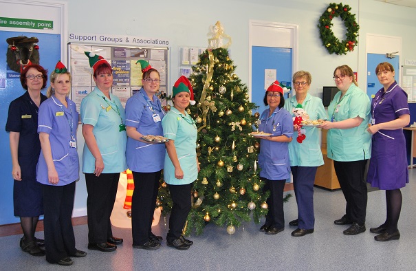 Outpatients staff raise money on Elf Day