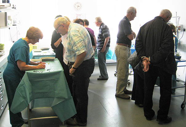 Visitors to the Bexhill Hospital Ophthalmology Day Unit open day