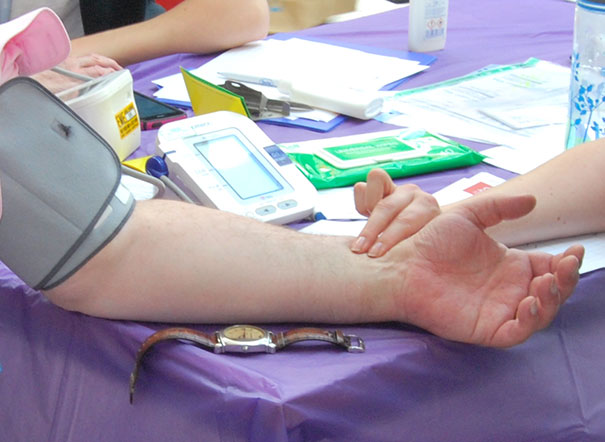 Stroke awareness event found two out of five had raised blood pressure