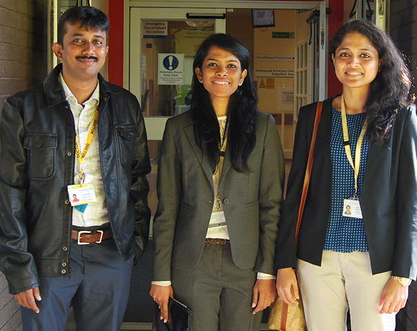 Dr Hubert James, Dr Divya Subramaniam and Dr Janani Raveendran