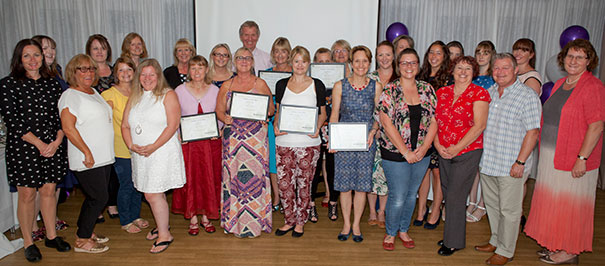 Winners and Nominees at ESHT Mentor of the Year Awards