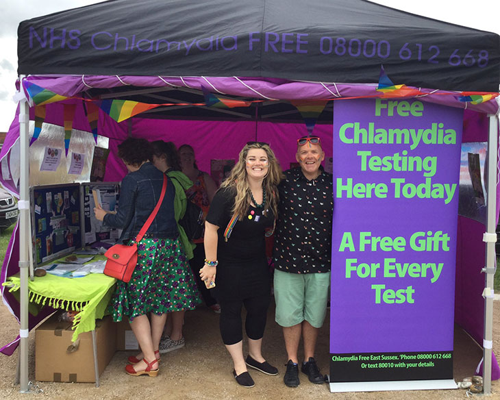 The Sexual Health team at Eastbourne Pride