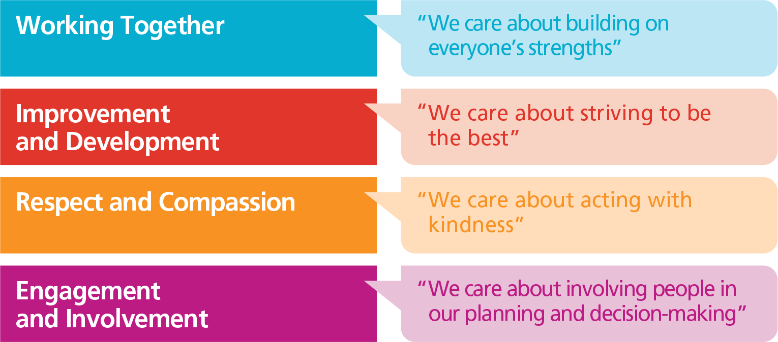 Our organisations values