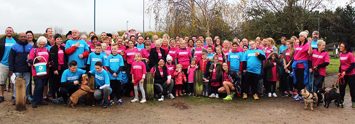 The team at the Park Run