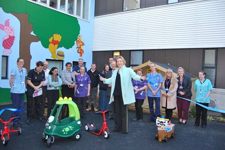 Amber Rudd MP opens play area 