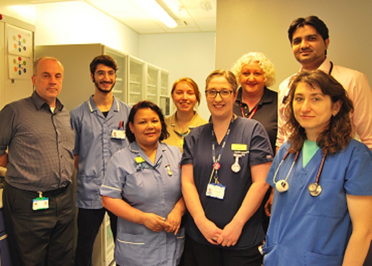 Acute Admissions Unit team at Conquest Hospital