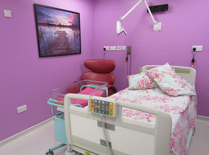 Eastbourne Midwifery Unit - bedroom