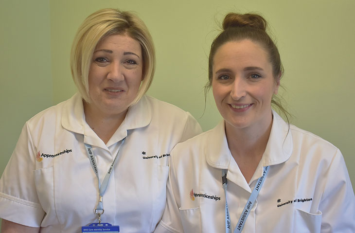 Assistant Practitioner Apprentices Danielle De Liefde and Nicola Cole