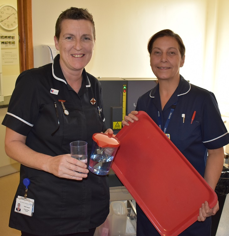 Director of Nursing Vikki Carruth with Sister