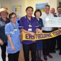 Local football club make generous donation to Pevensey ward thumbnail image