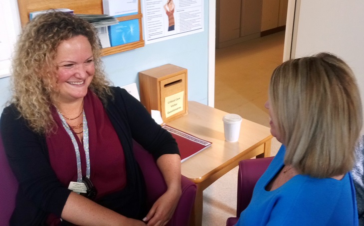 Clinical Psychologist Dr Becky Coles-Gale talks to former patient June Billington