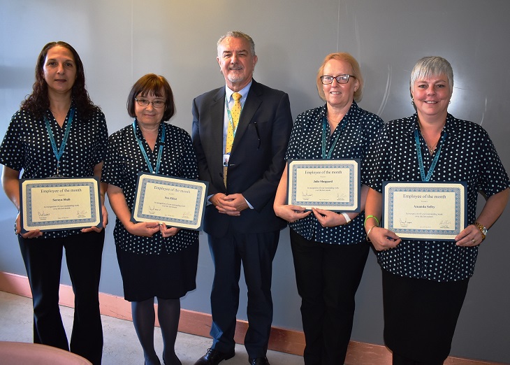 Reception Team with Chairman Steve Phoenix 