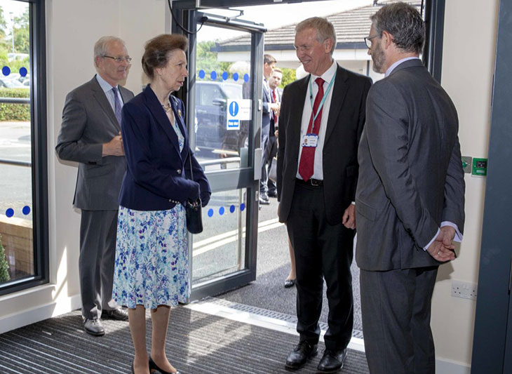 The Princess Royal at the opening of the MRI Suite at Conquest Hospital
