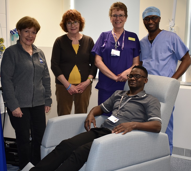Urology Investigation Team with Debbie Hatfield from Eastbourne Prostate Cancer Support Group