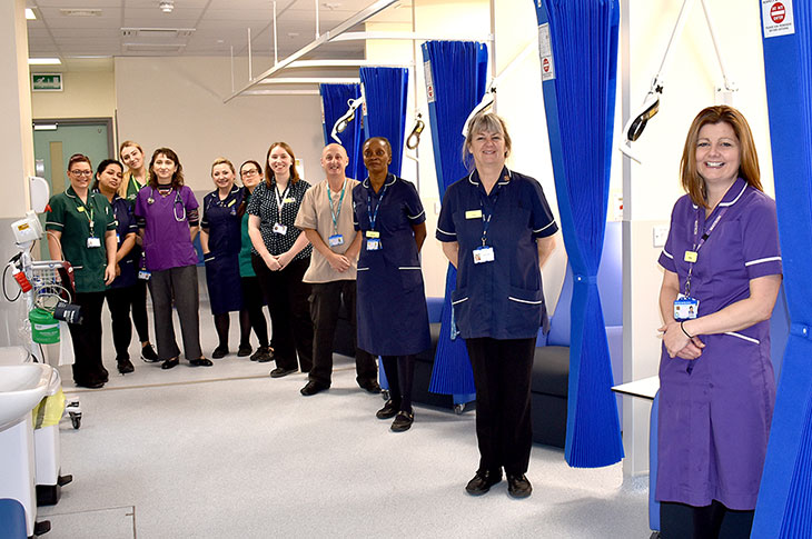 Members of the Same Day Emergency Care Unit team