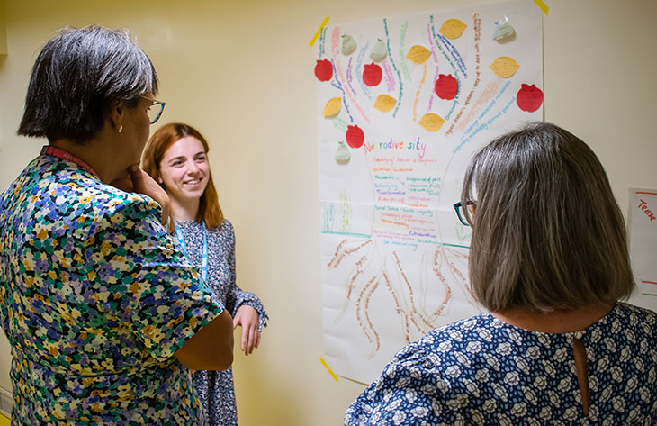 Tours were given around the new child development facilities