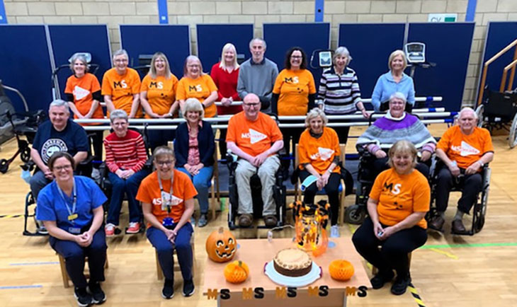 Multiple Sclerosis Self Help Exercise Group celebrating their 20th anniversary