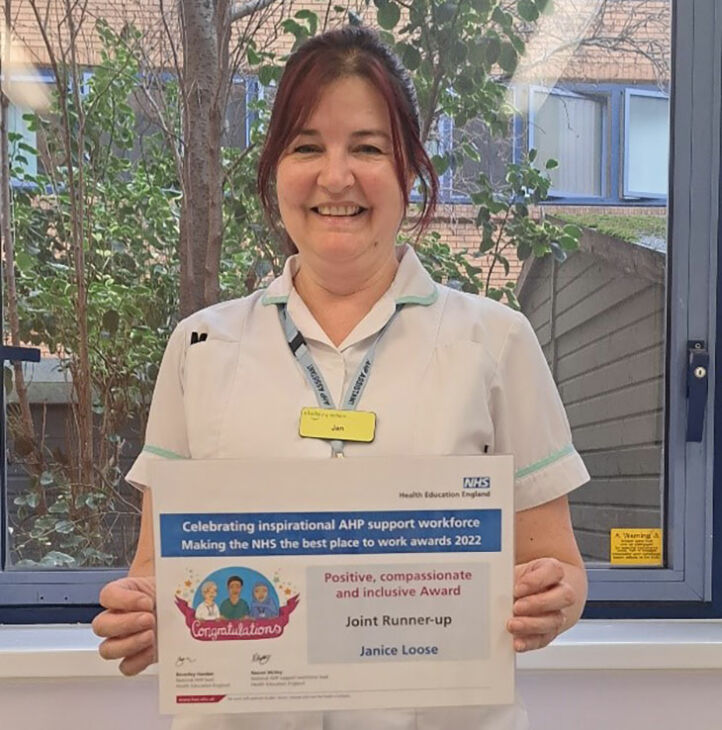 Jan Loose, a Therapy Assistant Practitioner in the integrated discharge team