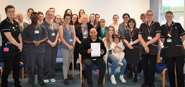 NHS England CNO Support Worker Award for Charlie