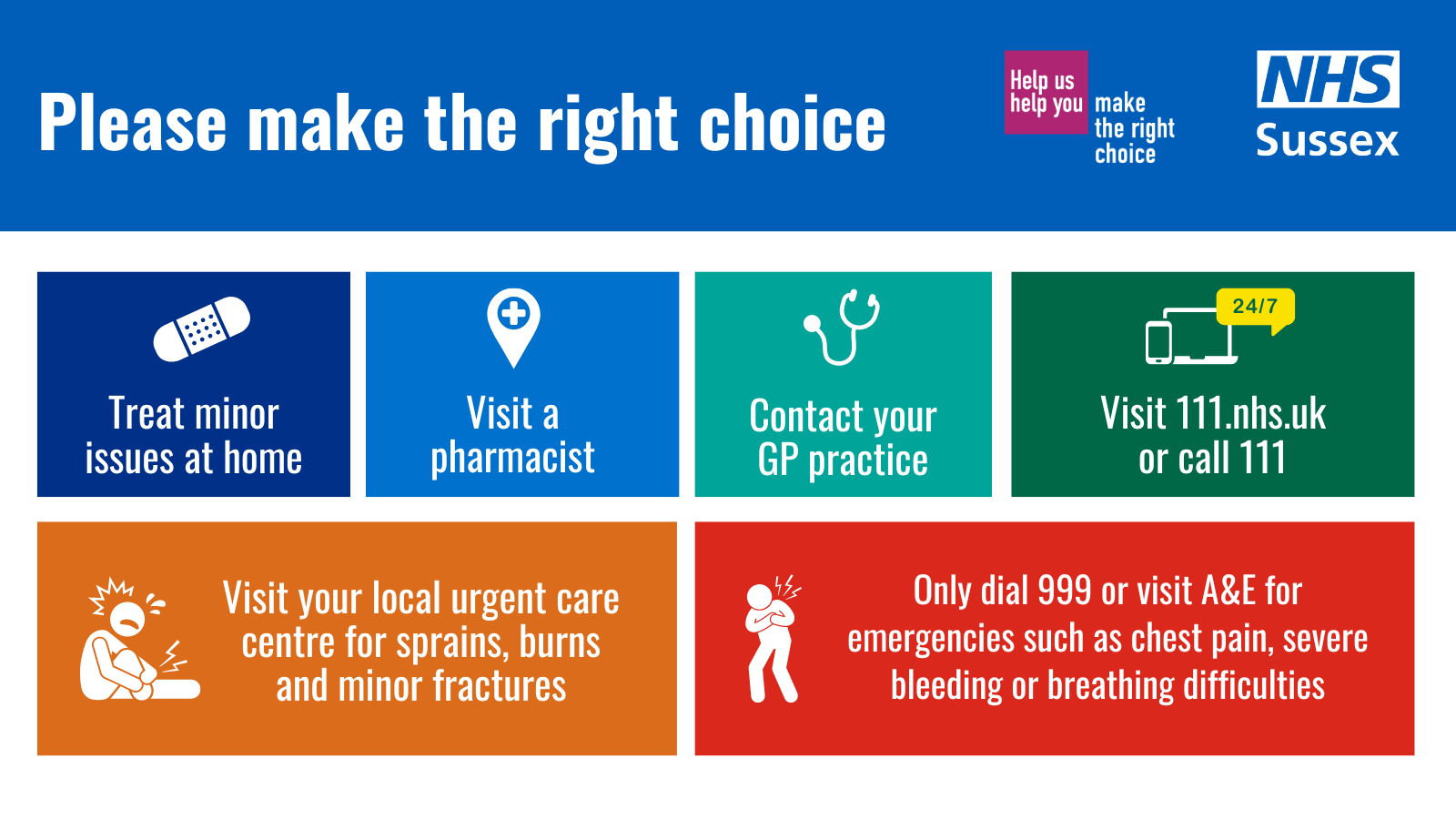 NHS warns that people may be redirected from our Emergency Departments