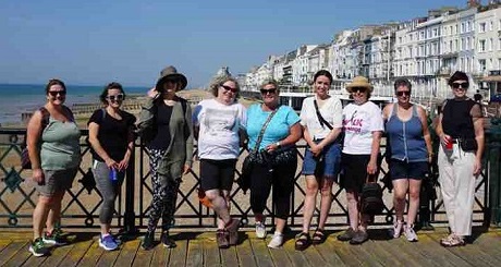 Cancer team take on charity walk