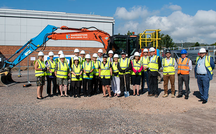 All the invited guests at the ground breaking ceremony