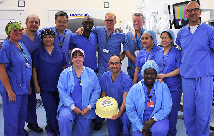 2,000 robotic urology operations at Eastbourne DGH
