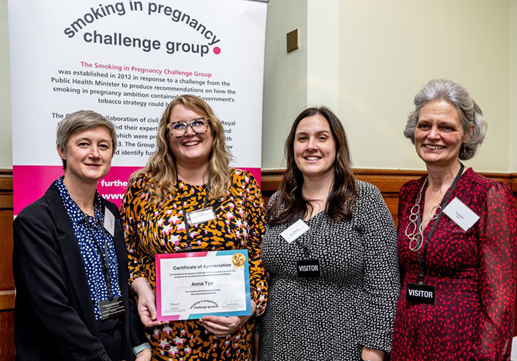 Anna Tye, Healthy Pregnancy Support Worker with colleagues