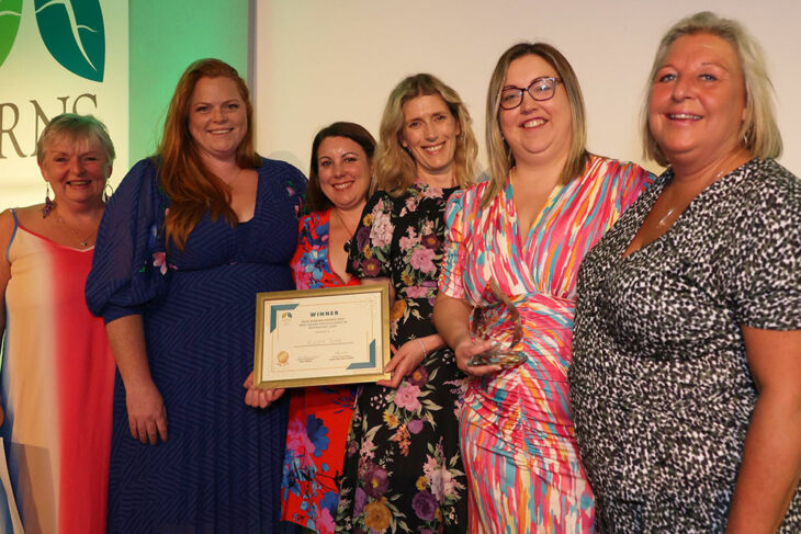 Members of the RESPS team receiving their award