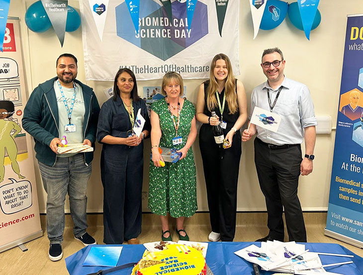 Some of the team at Eastbourne DGH