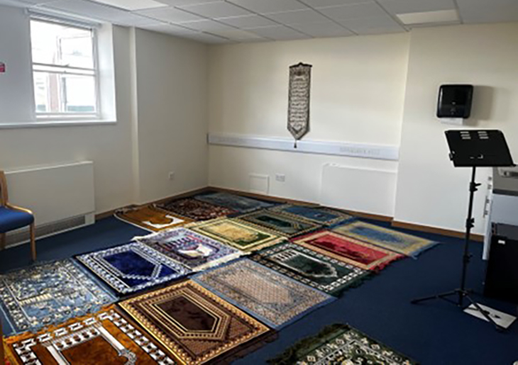 Multi-faith space at Eastbourne DGH