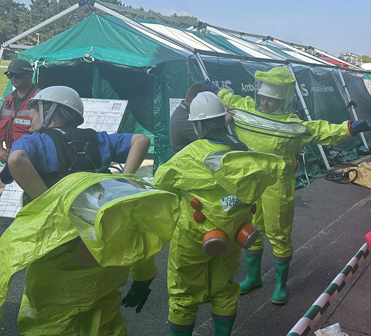 Emergency planning exercise success