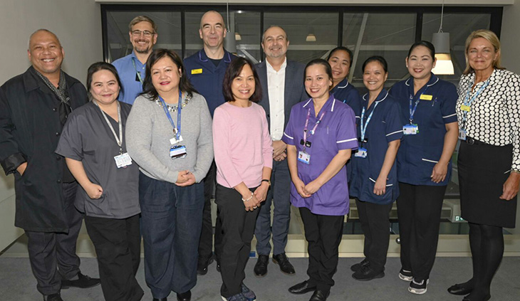 The trust celebrates first international cohort of nurses