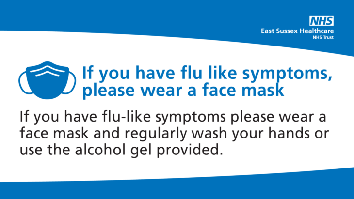 Flu is circulating locally and our hospitals are very busy