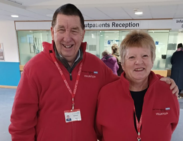 Nicholas and Sandra - Volunteers