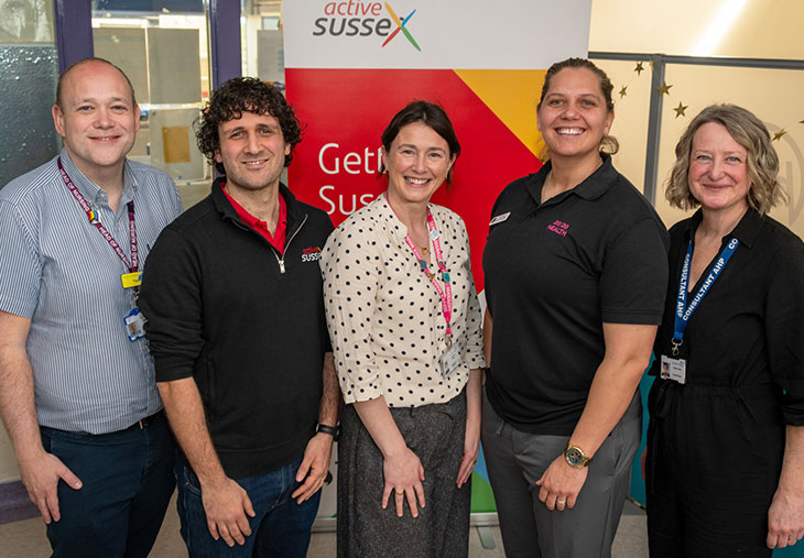 Some of the team involved