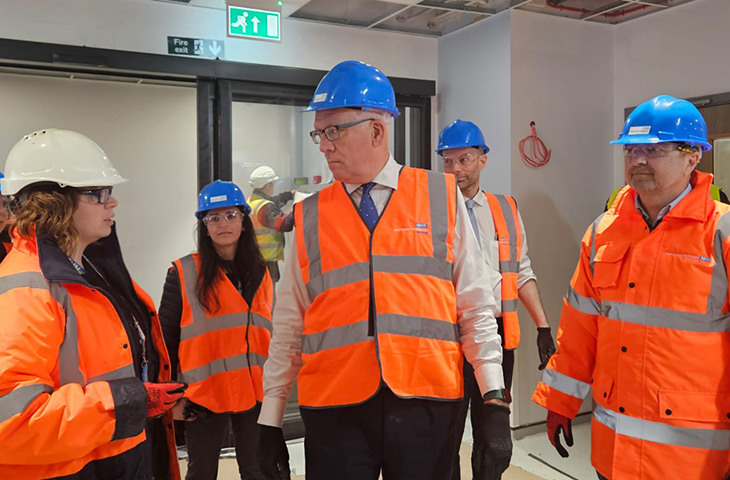 Richard Meddings, Chair of NHS England, visits Eastbourne DGH