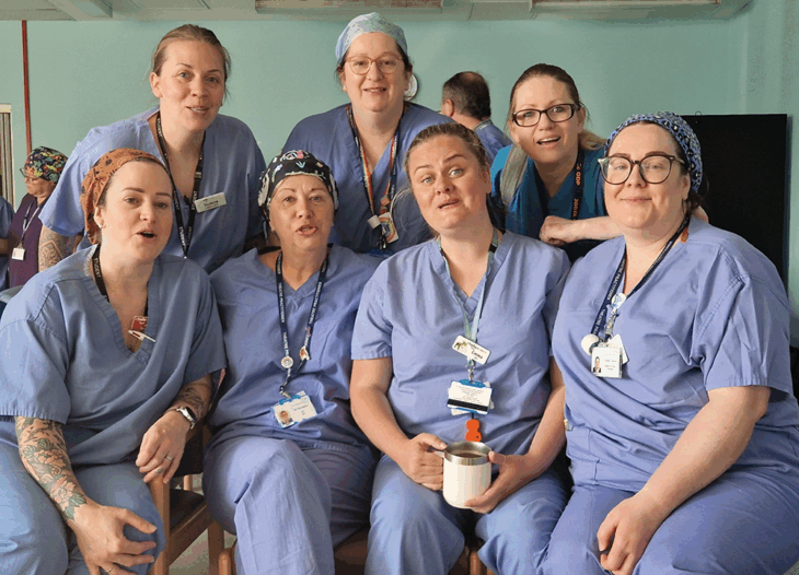 Some of our Operating Department Practitioners