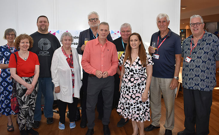 Some of the team from Conquest Hospital Radio