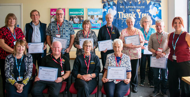 Celebrating our long-serving volunteers - Conquest Hospital