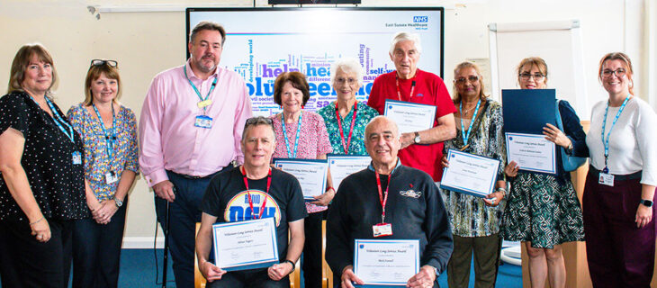 Celebrating our long-serving volunteers - Eastbourne