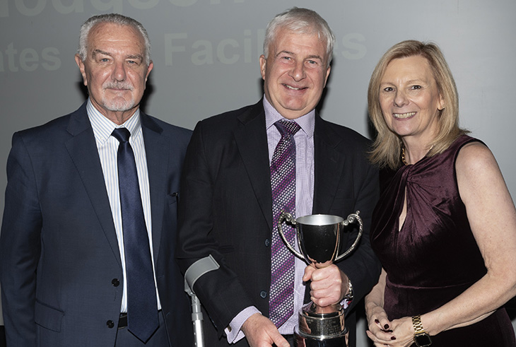 Congratulations to Chris Hodgson, Director of Estates and Facilities.