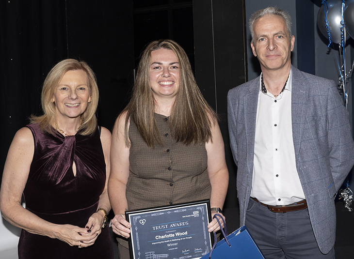 Congratulations to our winner Charlotte Wood, Speech and Language Therapy Assistant.