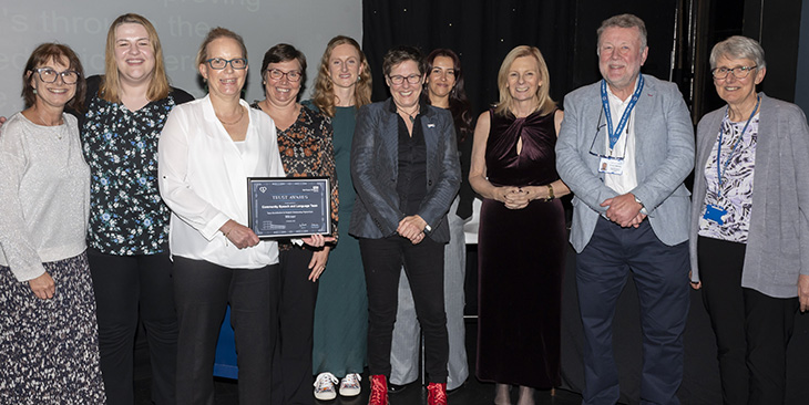 Well done to the Community Speech and Language Therapy Team.
