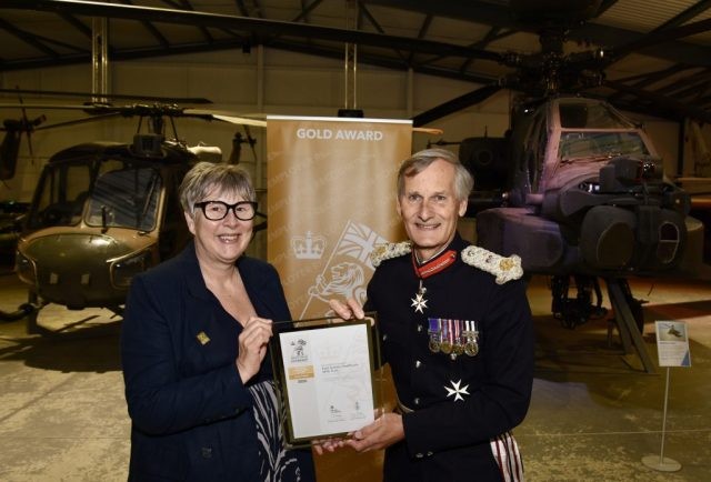 Gold Award in the Defence Employee Recognition Scheme