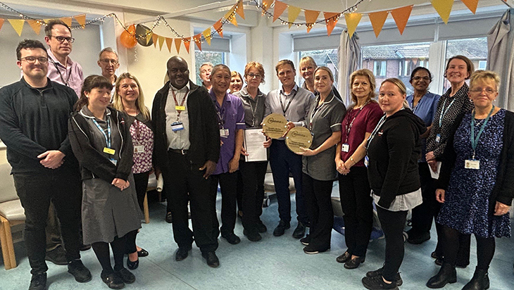 Haematology team receive top cancer care award
